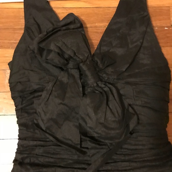 BCBG Black Bow Cocktail Dress - Picture 4 of 8